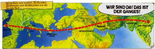 Route ins Morgenland