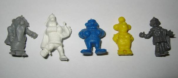 6. Miraculix<br />7. Troubadix<br />8. Rugbyspieler dick<br />9. Petula<br />10. Cäsar