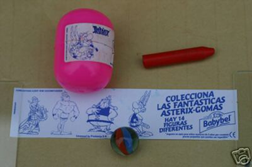 Ei, Stift, Murmel und BPZ zu der 12. Serie